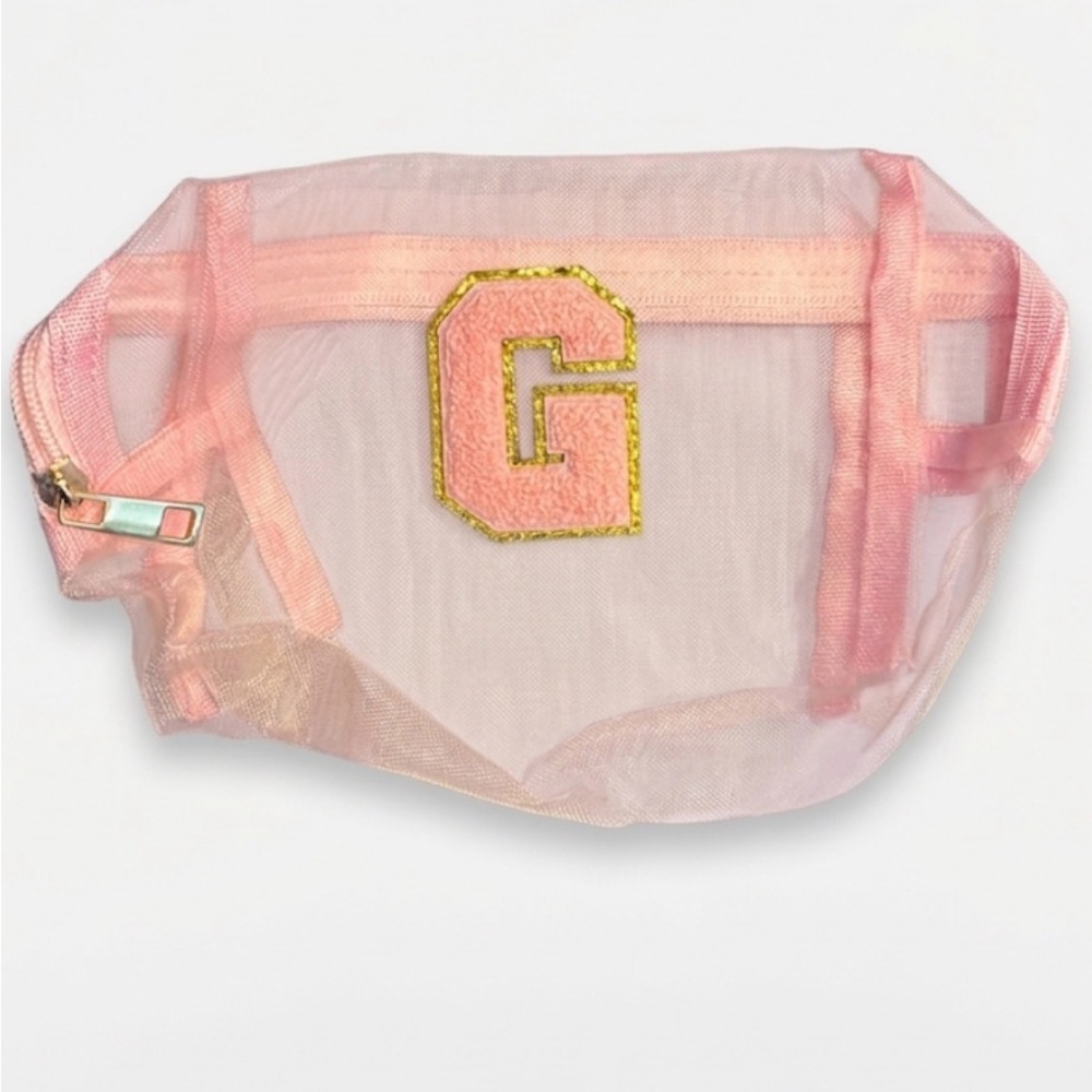 Mesh Tote Bag with Gold 'G' Accent & Bonus Bag - Picture 3 of 3